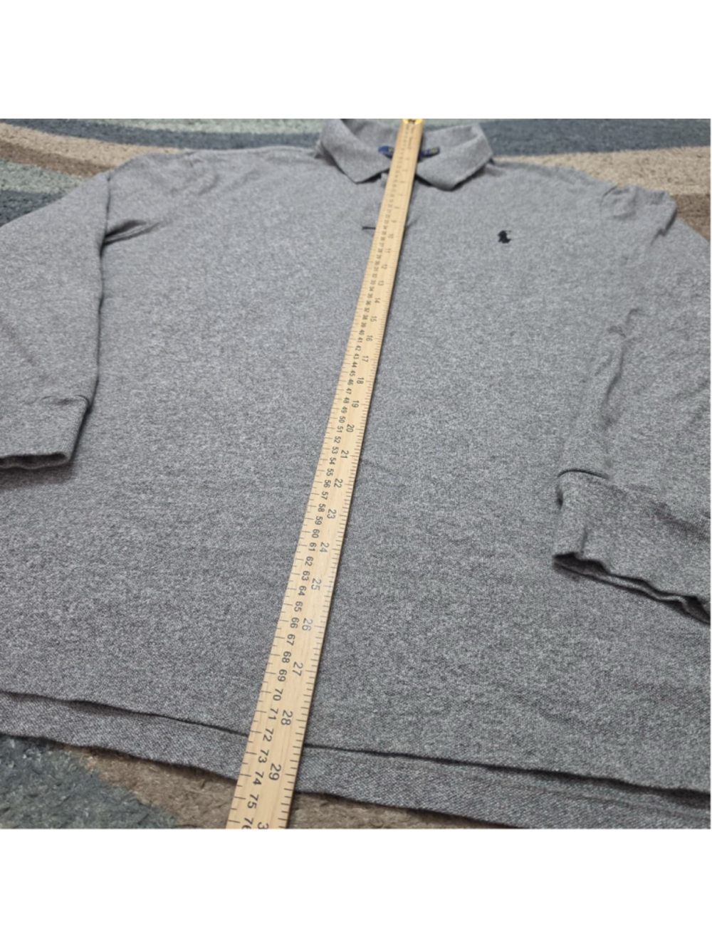 Polo Ralph Lauren Polo Shirts Mens XL Gray Lot 2 Classic Slim Fit Cotton - Picture 8 of 9